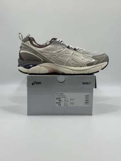 Pre-owned Asics Wood Wood X  Gt-2160 Cream Oatmeal (1203a426-100) Sz: 10.5 In Multicolor