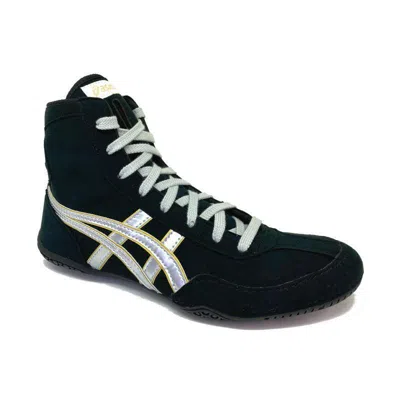 Pre-owned Asics Wrestling Shoes 1083a001 Black X Silver Gold Successor To  Ex-eo