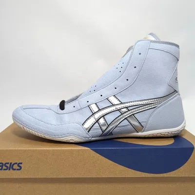Pre-owned Asics Wrestling Shoes 1083a001 Gray/silver(black) Ex-eo(twr900) Successor