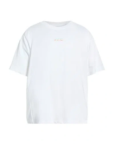 Asics X A.p.c. Asics X A. P.c. Man T-shirt White Size S Organic Cotton