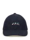 Asics X A.p.c. Asics X Apc Baseball Hat With Logo In Blue