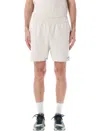 Asics X A.p.c. Asics X Apc Coast Sweatshorts In Heathered Light Grey
