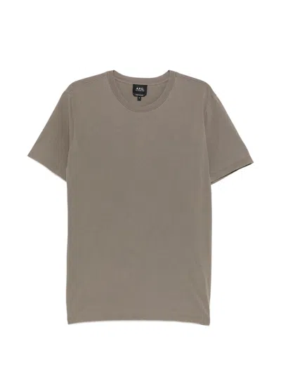Asics X A.p.c. Asics X Apc Grey Cotton Tahiti T-shirt Polo In Neutral