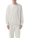 Asics X A.p.c. Lake Sweatshirt In Heathered Light Grey
