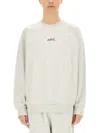 Asics X A.p.c. Lake Sweatshirt In White