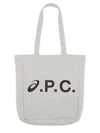 Asics X A.p.c. "lou" Tote Bag Unisex In Gray