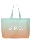 Asics X A.p.c. Shopping Bag "diane" Unisex In Multi
