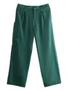 Asics X  X Kiko Kostsdinov Novalis Pocket Pleated Trousers In Green