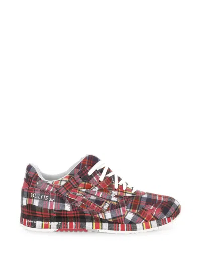 Asics X Comme Des Garçons Gel Lyte Iii Plaid Sneakers In Multi