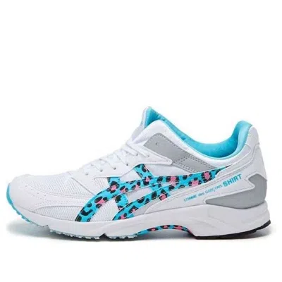 Asics X Comme Des Garcons Shirt Trainers 'white Blue' In Multi