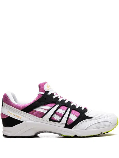 Asics Comme Des Garcons Shirt Fabric Tarther Sd Sneakers With Faux In Pink