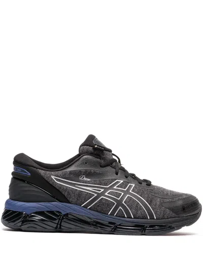 Asics Man Sneakers Charcoal Size 9 Textile Fibers In Gray