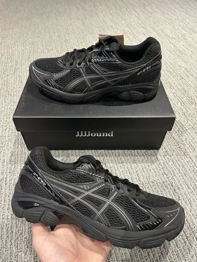 Pre-owned Asics X Jjjjound Gt 2160 Black Pure Silver - Size 9 - 1203a691-002 -