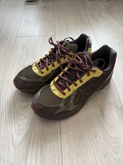 Pre-owned Asics X Kiko Kostadinov Asics Ub4-s Gel-1130 Demitasse / Fir Green Shoes In Brown