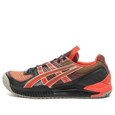 Asics X Kiko Kostadinov Hs5-s Gel-resolution Sps 'black Orange' In Animal Print