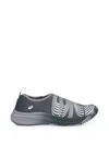 Asics Low Top Sneakers Patterned Upper Pull Tab In Gray