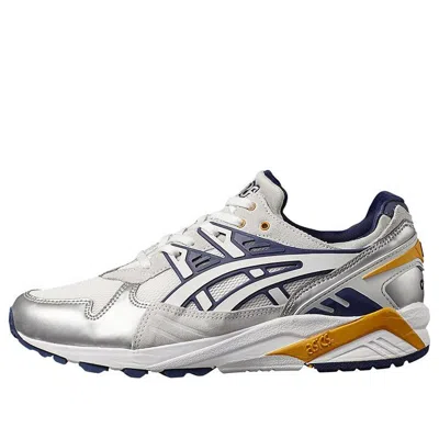 Asics X Naked Gel-kayano Trainer 'white Peacoat' In Silver