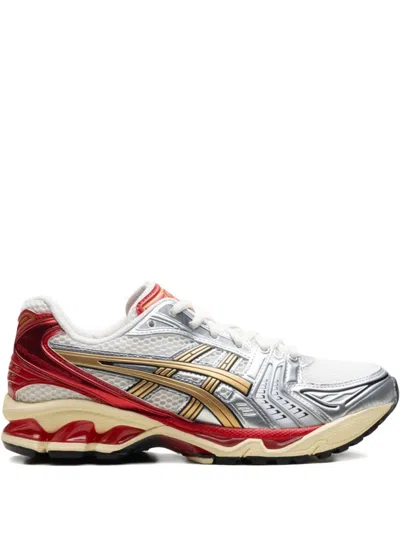 Asics X Politics Gel-kayano™ 14 "cream/pure Gold" Sneakers In White