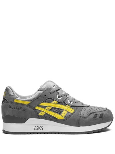 Asics X Ronnie Fieg Gel-lyte Iii Remastered "super Yellow" Sneakers In Grey