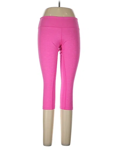 Pre-owned Asics Yoga Pants In Pink