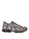Asics Multicolor Mesh And Rubber Gel Quantum Kinetic Sneakers