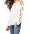 Asilio Cease Fire Knit Sweater In Snow
