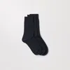 Asket The Cotton Socks 3-pack Dark Navy In Blue