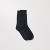 Asket The Cotton Socks Dark Navy In Blue
