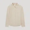 Asket The Linen Shirt Sand In Sand