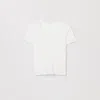 Asket The Scoop Neck Top Off White In White