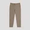 Asket The Slim Chino Taupe In Taupe