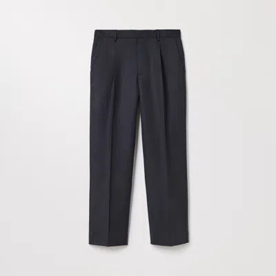 Asket The Wool Trousers Dark Navy In Blue
