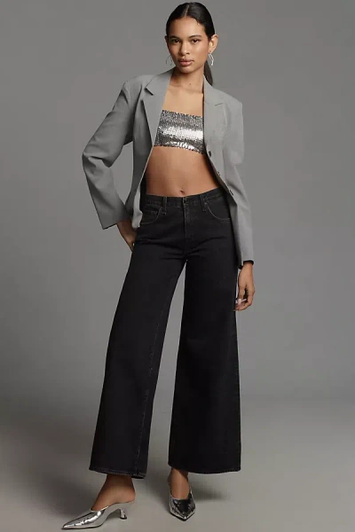 Askk Ny Atomic High-rise Wide-leg Jeans In Black