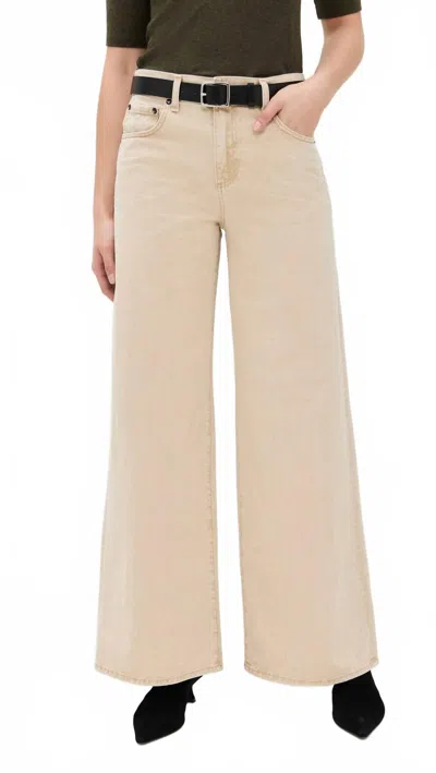 ASKK NY ATOMIC WIDE LEG JEANS IN ECRU