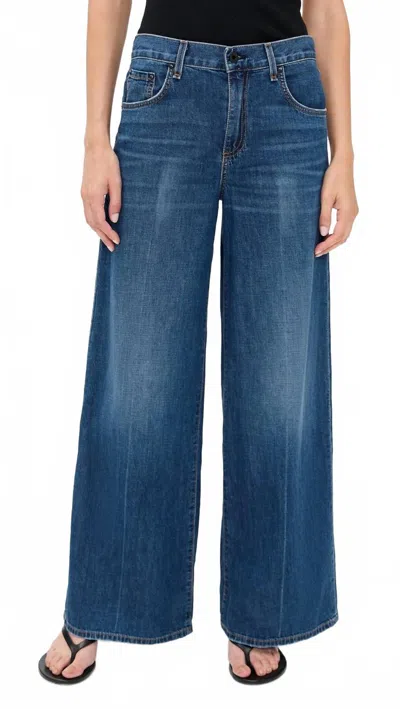 Askk Ny Atomic Wide Leg Jeans In Feather Weight Gunnison In Blue