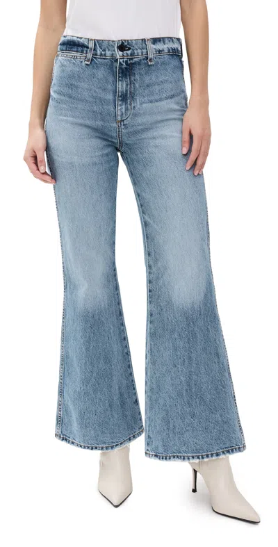 Askk Ny Sailor High Rise Jeans In Water Street