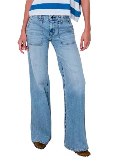 Askk Ny Boma Wide Leg Jean In Water Street In Blue