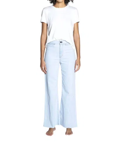 Askk Ny Brighton Crop Jean In Bleach In Multi