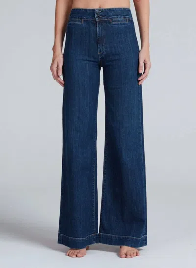 Askk Ny Brighton Jean In Dark Stone Denim In Blue