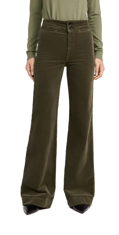 Askk Ny Brighton Wide Leg Jeans Safari Green
