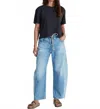 Askk Ny Cancun Drawstring Waist Pant In Berkley In Blue