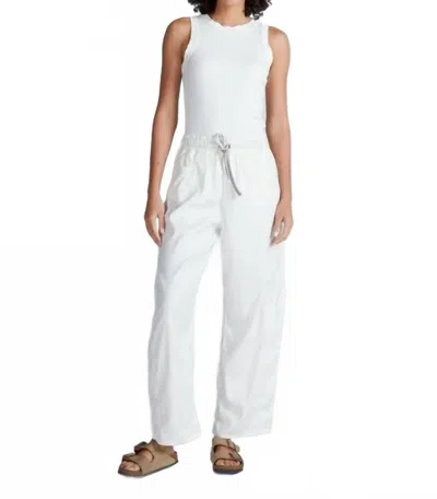 Askk Ny Cancun Linen Pant In Ivory In White