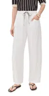 Askk Ny Cancun Pants Ivory Linen In Yellow