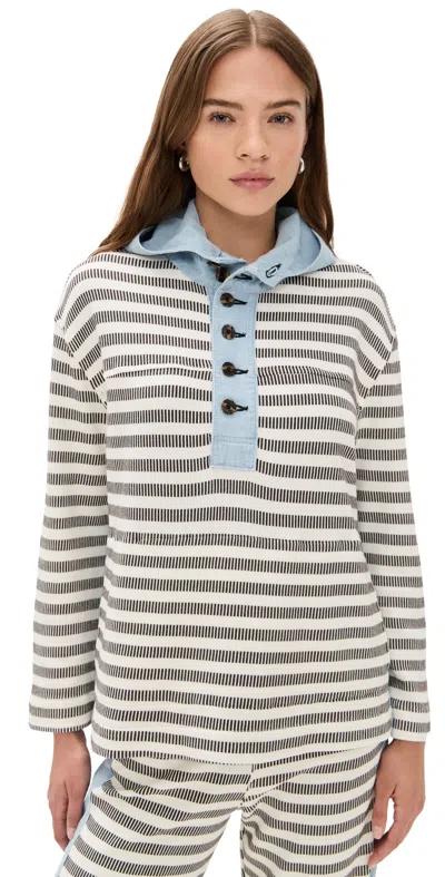 Askk Ny Cancun Poncho Domino In Black