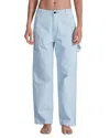 Askk Ny Carpenter High Rise Jeans In Blue Strip In Blue Strip