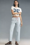 Askk Ny Carpenter High-rise Tapered Jeans In Blue