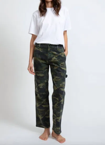Askk Ny Carpenter Pant In Camo In Blue
