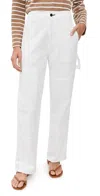 Askk Ny Carpenter Twill Pants Ivory In White