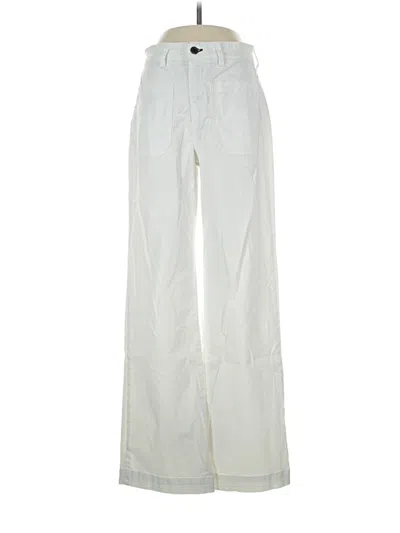 Pre-owned Askk Ny Casual Pants In Ivory