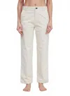 Askk Ny Chino Corduroy Jeans In Bone In White